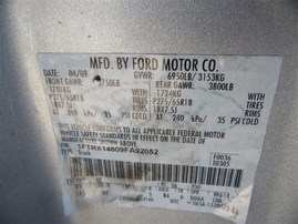 2009 Ford F-150 XLT Silver Extended Cab 46L AT 4WD #F24783